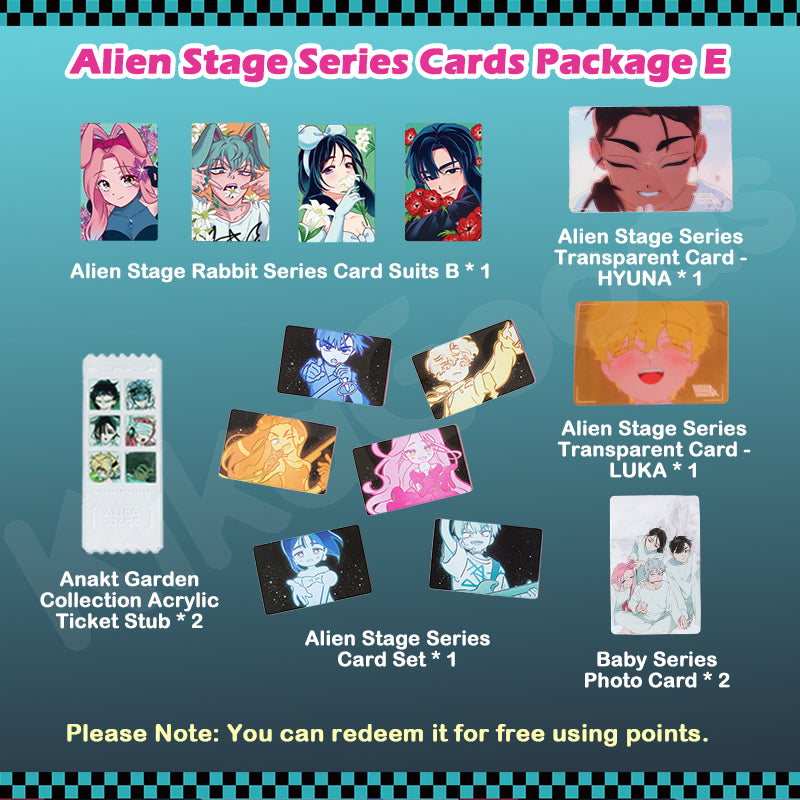 Alien Stage Cards Series Accessories Package Set – KIKAGoods