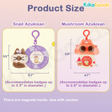 Nobeko Azukisan Wonderful Garden Series Plush Badge Bag