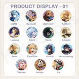 Genshin Impact Series Character Badge【Shipped in Nov./Dec. 2025】