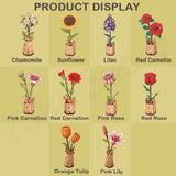 Rowood DIY Wooden Flower 3D Wooden Puzzle