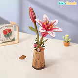 Rowood DIY Wooden Flower 3D Wooden Puzzle