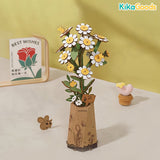Rowood DIY Wooden Flower 3D Wooden Puzzle