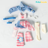 Electronic Pet Game World Series Denim 1/12 BJD Clothing Set