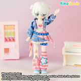 Electronic Pet Game World Series Denim 1/12 BJD Clothing Set