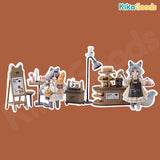 Tea Time Cats Meow Town Bakery Series Figure