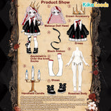 Nyssa Bizarre Nightmare Series 1/12 Action Figure BJD Blind Box