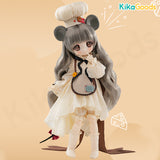 TinyFox 'Mouse Chef Mousse' 1/6 Points DolleyDoll Loofah Body BJD Action Figure【Shipped in Nov./Dec. 2025】