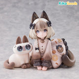 DLC Series Tea Time Cats × Nobeko Azukisan Siamese Cat Figure Limited Set【Shipped in Nov./Dec. 2025】