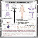 Minty Ocean Gem Mysteries Series Finola Special Color 1/8 BJD Limited【Shipped in Dec. 2025/Jan. 2026】