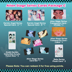 Alien Stage Cards Series Accessories Package Set