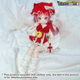 Start Again Series Fluffy Heart Birthday 1/12 BJD Clothing Set【Shipped in Nov./Dec. 2025】