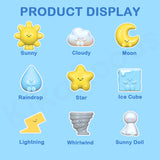 Large Cute Bean Weather Series Figure