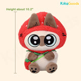 Nobeko Azukisan Fruity Series Strawberry Plush Toy