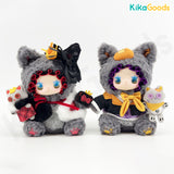 Pleasant Goat and Big Big Wolf X EMMA Grey and Red CP Limited Plush Figure Set