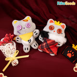 Pleasant Goat and Big Big Wolf X EMMA Grey and Red CP Limited Plush Figure Set