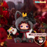 Pleasant Goat and Big Big Wolf X EMMA Grey and Red CP Limited Plush Figure Set