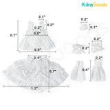 Sugar 100% Series White Pajamas 1/12 BJD Clothing Set