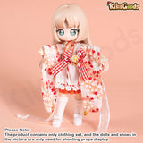 Sugar 100% Series Kimono 1/12 BJD Clothing Set