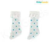 Polka Dot Lace 1/12 BJD Figure Socks Accessories