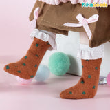 Polka Dot Lace 1/12 BJD Figure Socks Accessories