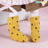 Polka Dot 1/12 BJD Figure Socks Accessories