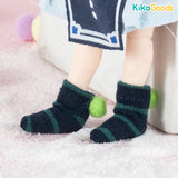 Stripes-with Pom-poms 1/12 BJD Figure Socks Accessories