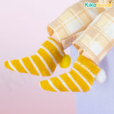 Stripes-with Pom-poms 1/12 BJD Figure Socks Accessories