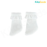 Pure White Lace 1/12 BJD Figure Socks Accessories