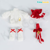 Vision Reconstruction Series Fluffy Heart Birthday 1/12 BJD Clothing Set