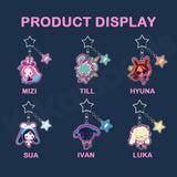 Alien Stage Rabbit Series Acrylic Key Chain