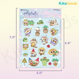 Nobeko Azukisan Wonderful Garden Series Epoxy Stickers【Shipped in Nov./Dec. 2025】
