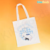 Monday Bruce Polygonal Illustration Canvas Bag