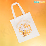 Monday Bruce Polygonal Illustration Canvas Bag