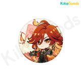 Teyvat Fashion Series Character Tinplate Badge【Shipped in Nov./Dec. 2025】
