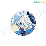 Teyvat Fashion Series Character Tinplate Badge【Shipped in Nov./Dec. 2025】