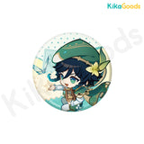 Teyvat Fashion Series Character Tinplate Badge【Shipped in Nov./Dec. 2025】