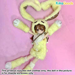 Transform Electrical Street Series Bunny Plush 1/6 BJD Clothing Set【Shipped in Apr./May. 2026】