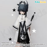 Lunar Lore Series White Pastor 1/8 BJD Clothing Set