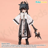 Lunar Lore Series White Pastor 1/8 BJD Clothing Set