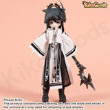 Lunar Lore Series White Pastor 1/8 BJD Clothing Set