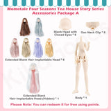 Momotale Four Seasons Tea House Story Series Accessories Package Set