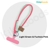 British Style Color-Blocked Woven Phone Strap