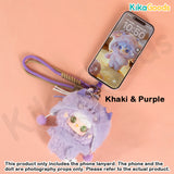 British Style Color-Blocked Woven Phone Strap