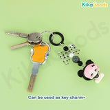 KikaGoods Handmade Cute Mini Bean Pendant Keychain