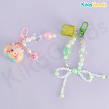 KikaGoods Handmade Cute Mini Bean Pendant Keychain