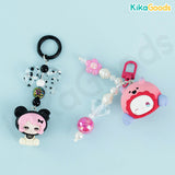 KikaGoods Handmade Cute Mini Bean Pendant Keychain