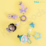 KikaGoods Handmade Cute Mini Bean Pendant Keychain