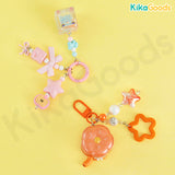 KikaGoods Handmade Cute Mini Bean Pendant Keychain