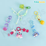 KikaGoods Handmade Cute Mini Bean Pendant Keychain