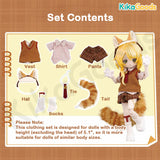 Daily Series Hyuga Fluffy Orange 1/12 BJD Clothing Set